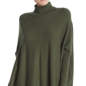 Loft Forest Green Turtle Neck big sweater M